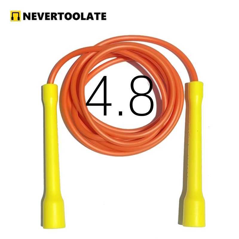 CC H5cm long sturdy and anti breakage easy to maintain soft starting point PVC skipping rope no slide evate excessise fitW241101