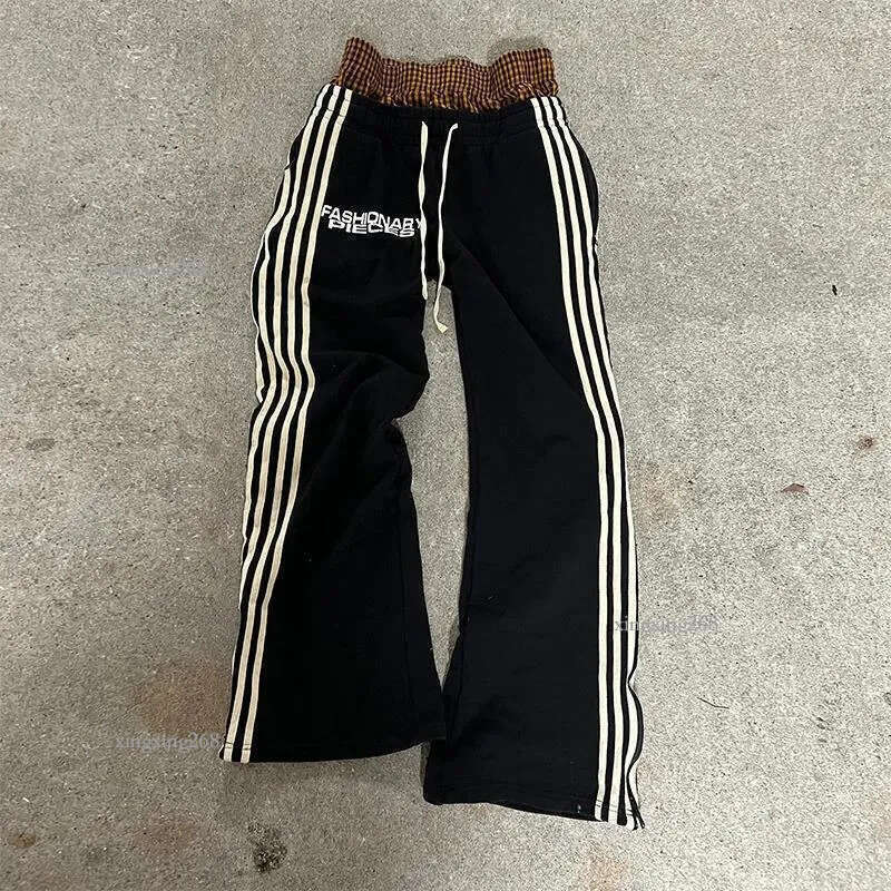 Men's Pants Streetwear PROTECT Sweatpants Y2K Mens Womens Hip Hop Letter Embroidery Baggy Casual Elastic Waist Jogging Trouser
