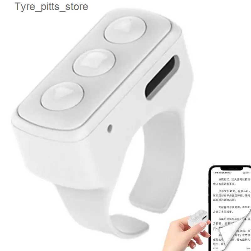 Smart Remote Control Remote Control Scrolling Finger Wireless Blue tooth Remote Control Scrolling Ring Video Record Controller For Tiktoks Selfie L240