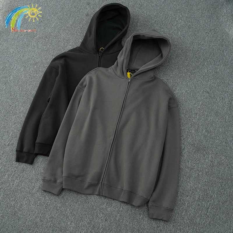 Ultra thin Season 6 Mens Hoodie Womens High Quality Casual Pocket Zipper Solid Coat X241031