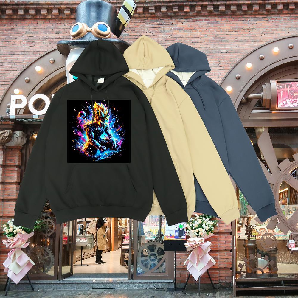 Designer Hooded Sweatshirt Hooded Collar Long Sleeves Warm Men Hoodie Anime Oversized US Size Top Hoody Autumn Winter Thick Plush
