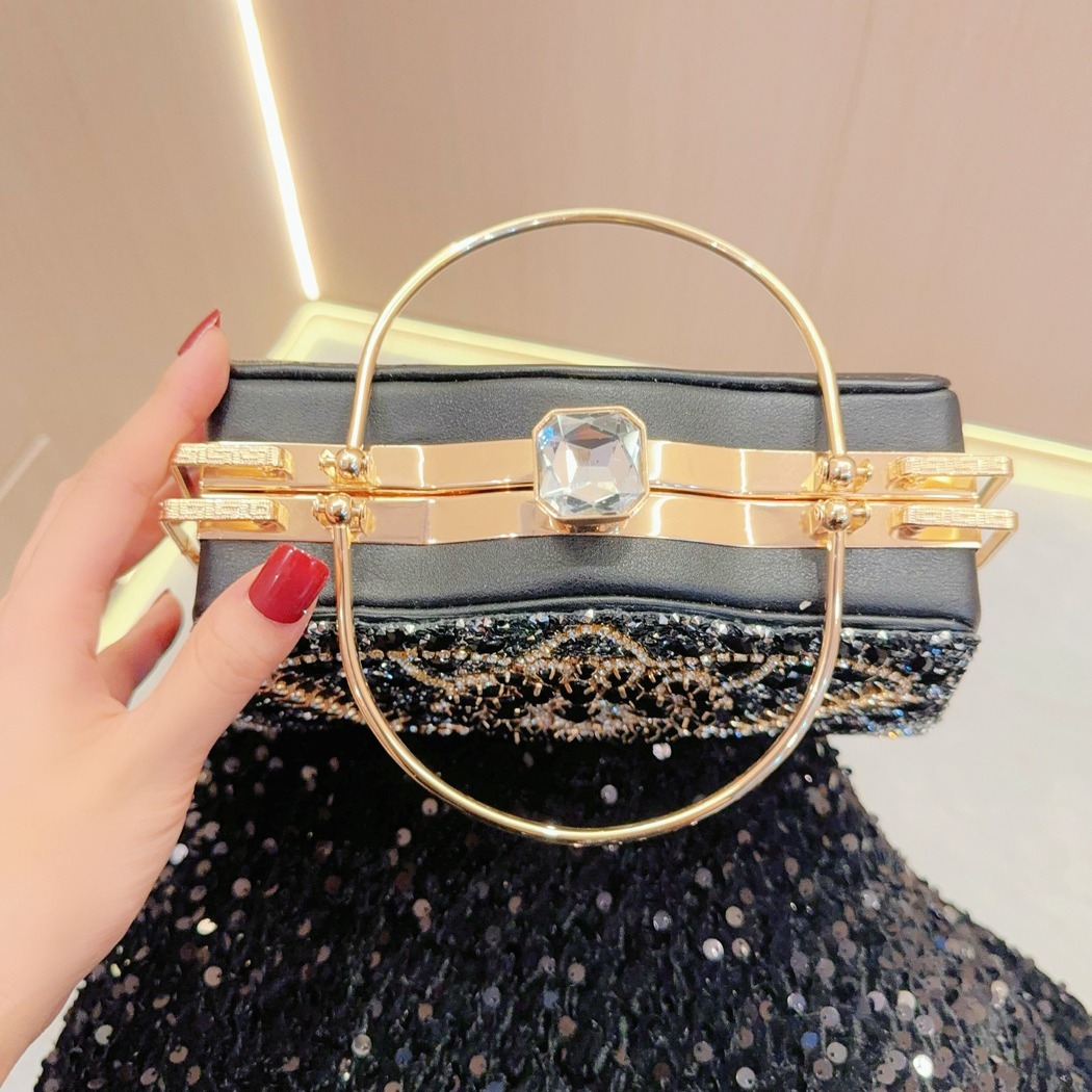 New Designer Party Celebrity Set Diamond Women's Wedding Handbag Single Shoulder Crossbody Bag