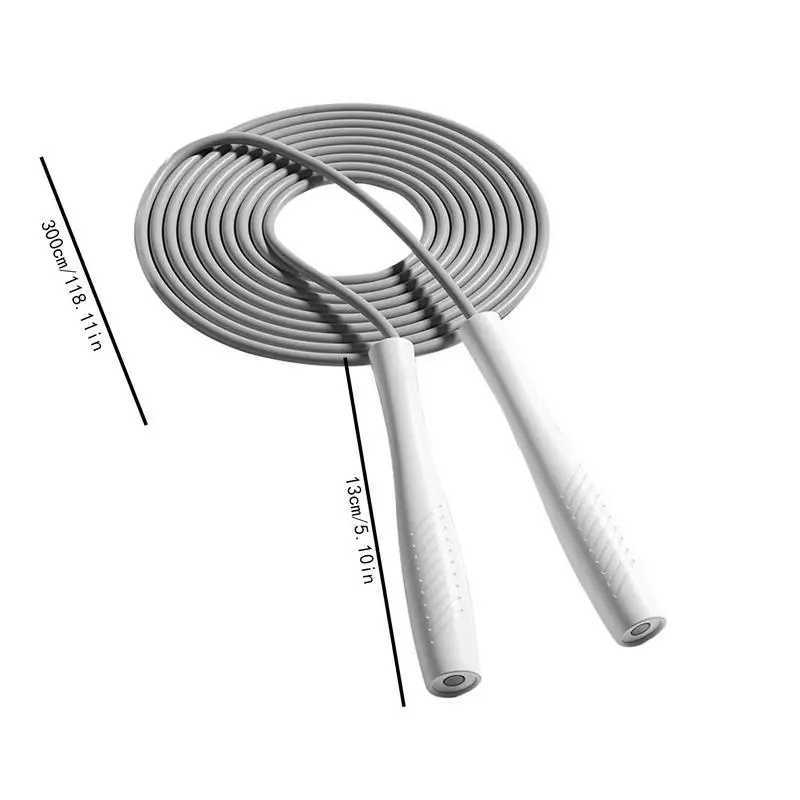 Adult training rope fitness skipping rope skiing rope adjustable training rope large training rope fitness skipping ropeW241101