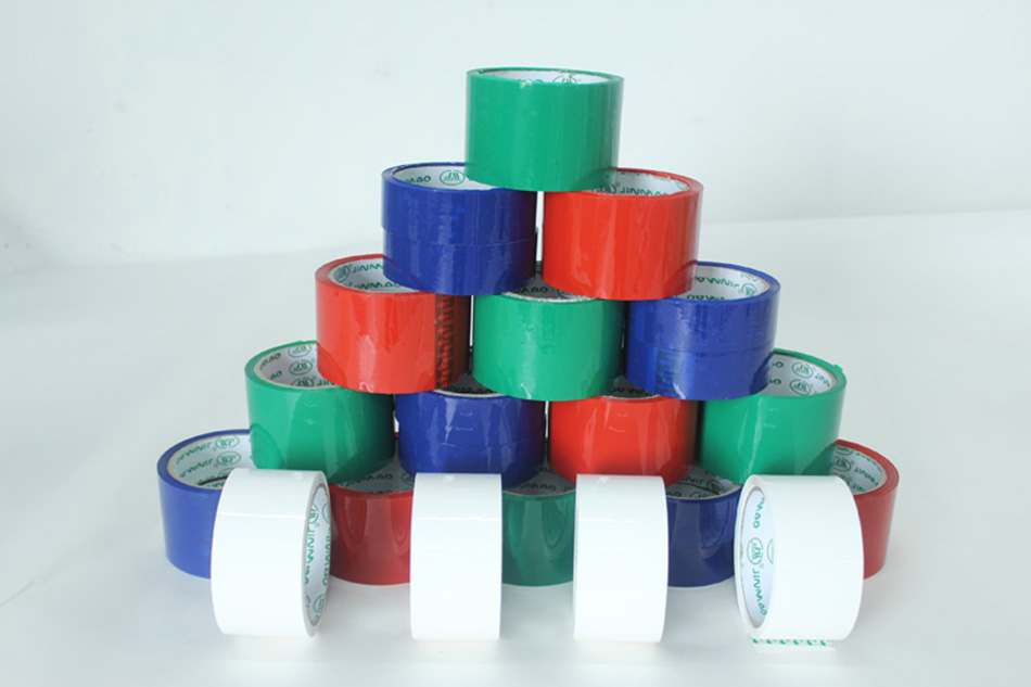 Factory direct coloured sealing tape large roll goods marking express sealing packing