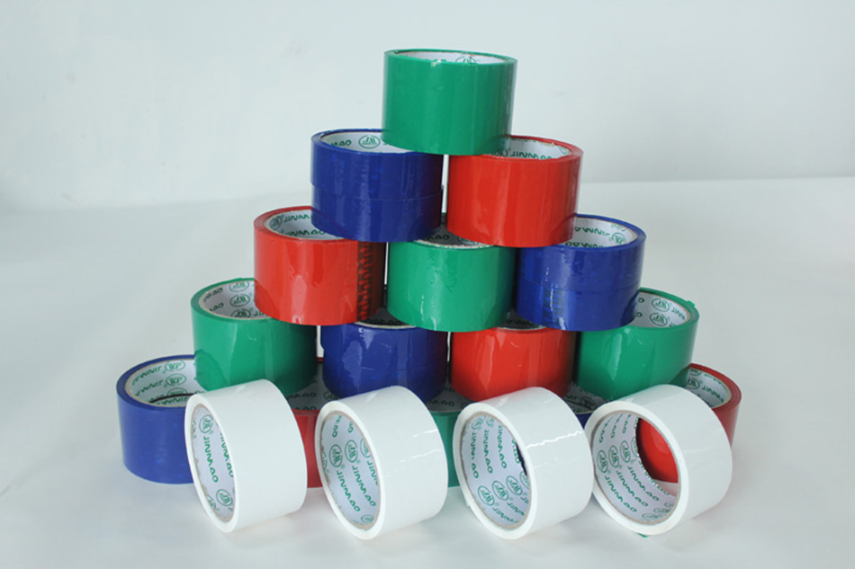 Factory direct coloured sealing tape large roll goods marking express sealing packing