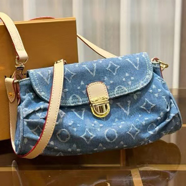 10A Designer denim bag louislies vuittion tote bag women SUNSET underarm handbag backpack lvslys bag go Shoulder bag crossbody bags 947