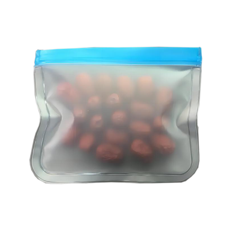 Cross border platform temu specializes in flat PEVA food packaging and storage, with self sealing bags and zippered food preservation bags for storage