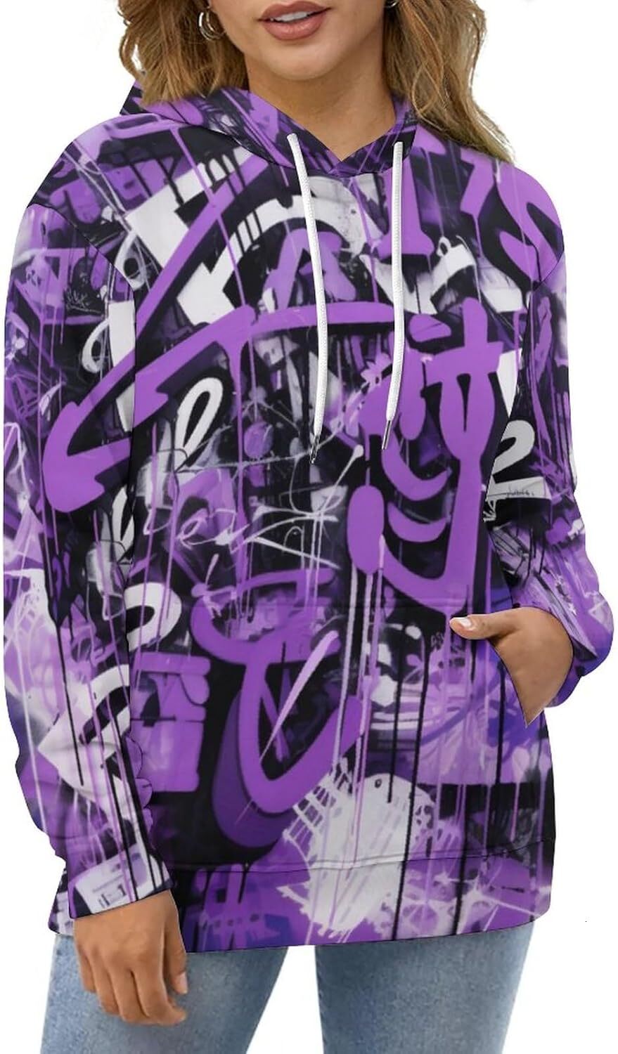 Hoodie for Mens Womens Hip Hop Graffiti Hoodies for Mens Pullover Hippy Lightweight Sweatshirt Graphic Hoodies sweatshirt Creative fashion Pullover Lo