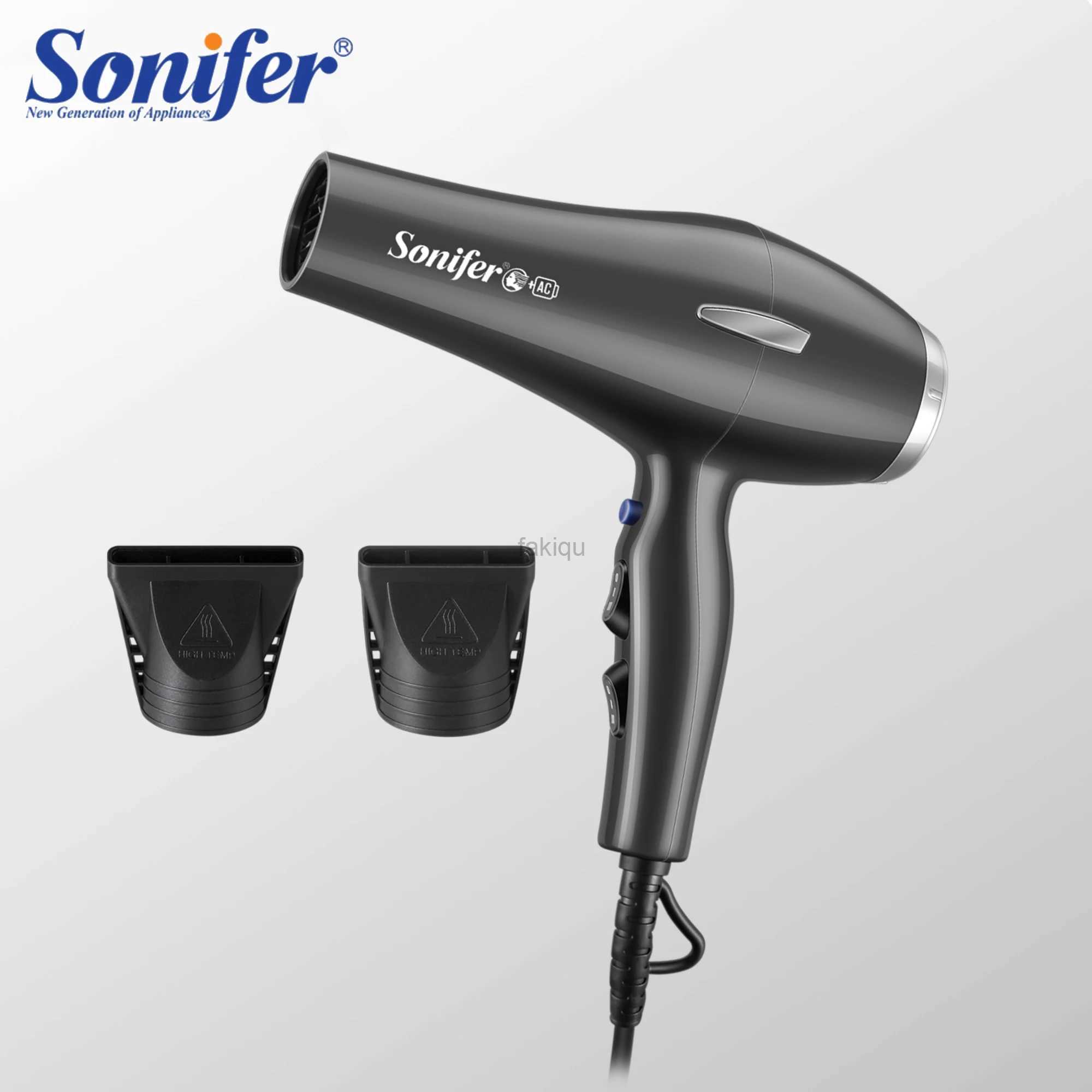 Hair Dryers Professional Hair Dryer For Household 2000W Electric Mute Hot/cold Strong Wind Fast Hair Dryer Portable Sonifer 240401