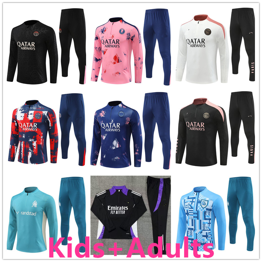2024 25 soccer tracksuit kids men football kits tracksuits training kit chandal futbol football training survetement ensemble foot