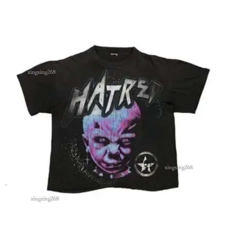 Men's T-Shirt Graphic Print Vintage Gothic Y2k Shirts Summer High Quality Cotton Men's and Women's Casual Loose Short Sleeve Tee Tops