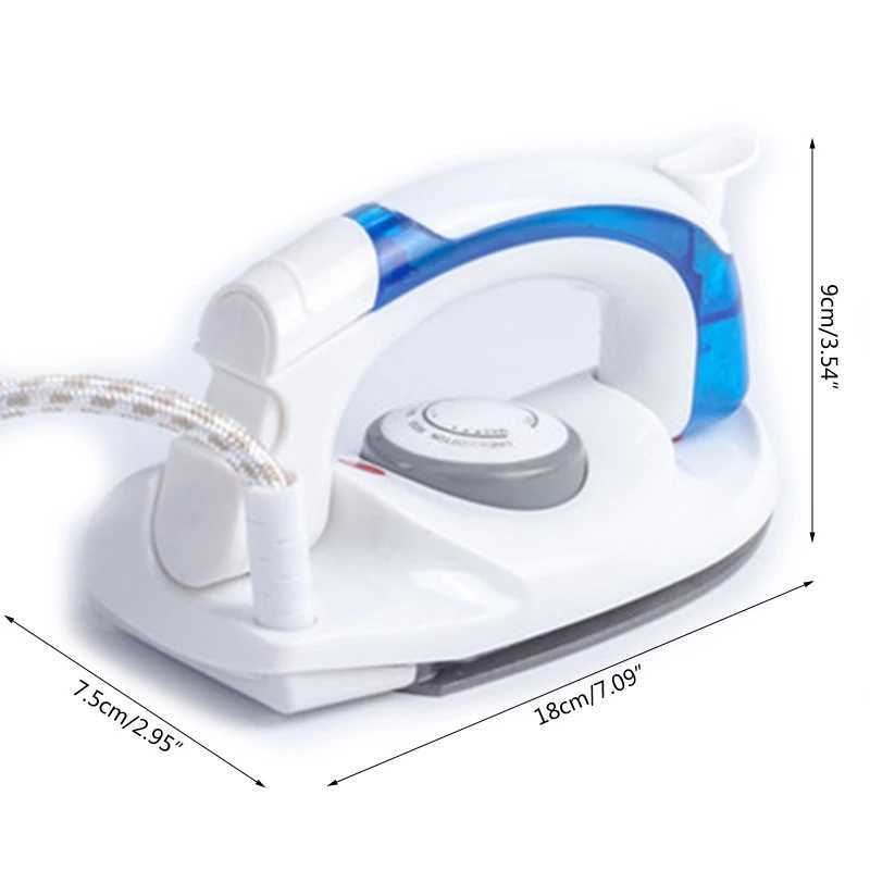 Portable Cpact size mini handheld electric base plate steam iron hine foldable handle with 3 gears for travel use Y241101