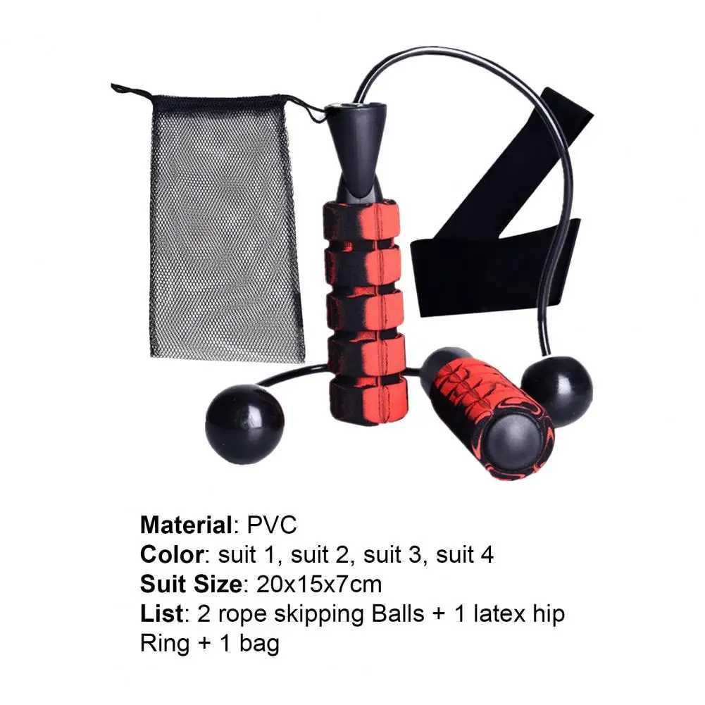 Weight 360 degree rotating B bearing ball rope for fitness training steel wire rope skipping ropeW241101