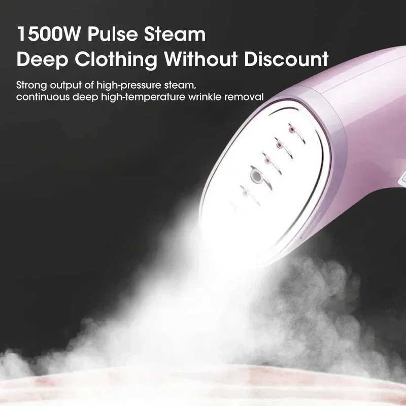 1500W handheld clothing steam engine 330ml portable household fabric small electric steam iron used for travel Y241101