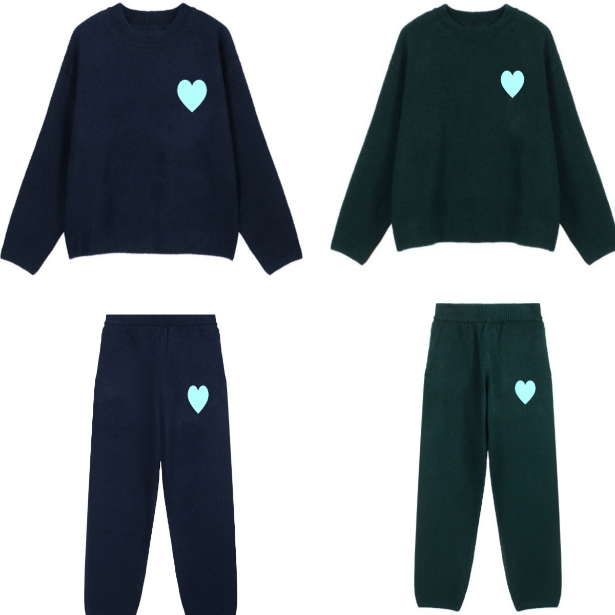 Men's designer Sweaters Oversized Winter Letter Knit Jacquard Long Sleeve Sweater Men and Women Top and Pants High Quality 1:1 Loose Sweatshirts