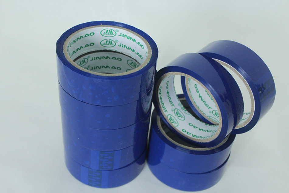 Factory direct blue sealing tape large roll goods marking express sealing packing wholesale