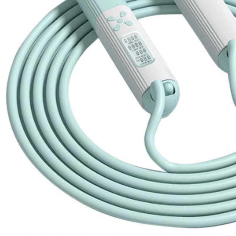 One piece rope slide with adult screen counting speed jumping Ectronic intelligent rope jumping ropeW241101