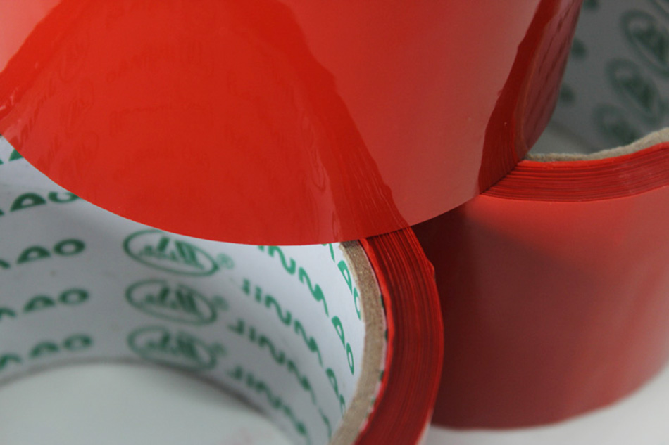 Factory direct red sealing tape large roll goods marking express sealing packing wholesale