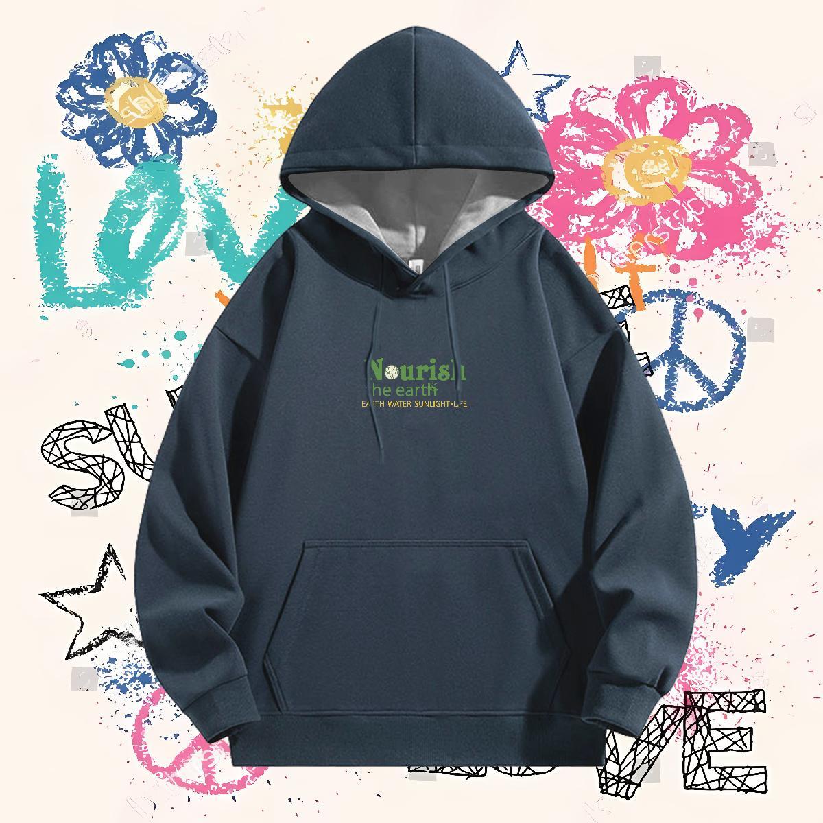 Brand Hooded Sweatshirt Hip Hop Street TOP Quality Lady Clothes Hoodie Skull Thick Plush Tops Breathable Long Sleeve