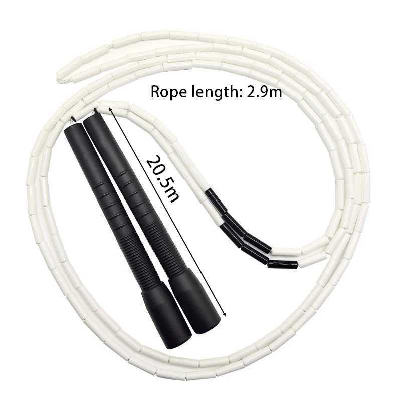ABS hard bead bamboo skipping rope for adult professional skiing skipping rope reduces weight for childrens giant ropeW241101