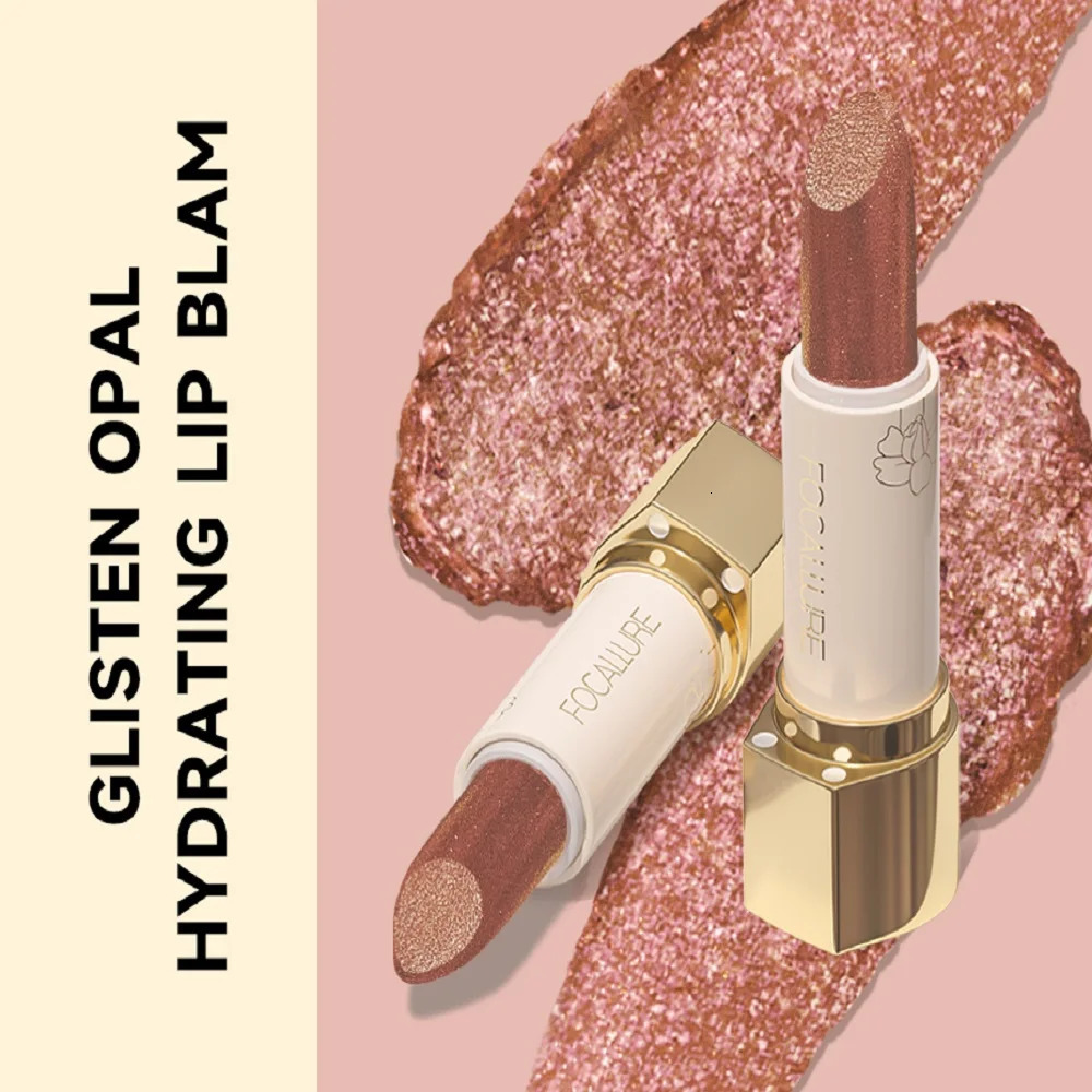 FOCALLURE Wholesale 8 pieces/set of diamond shiny lipstick long-lasting shimmer lipstick pen cosmetics 241031