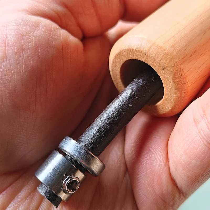 NEVERSTOOLATE BIG HAND HEAVY ROPE Jump Rope with Built in Ball Bearings Wooden Hand Trainer 3m 8mm 305g Jump RopeW241101