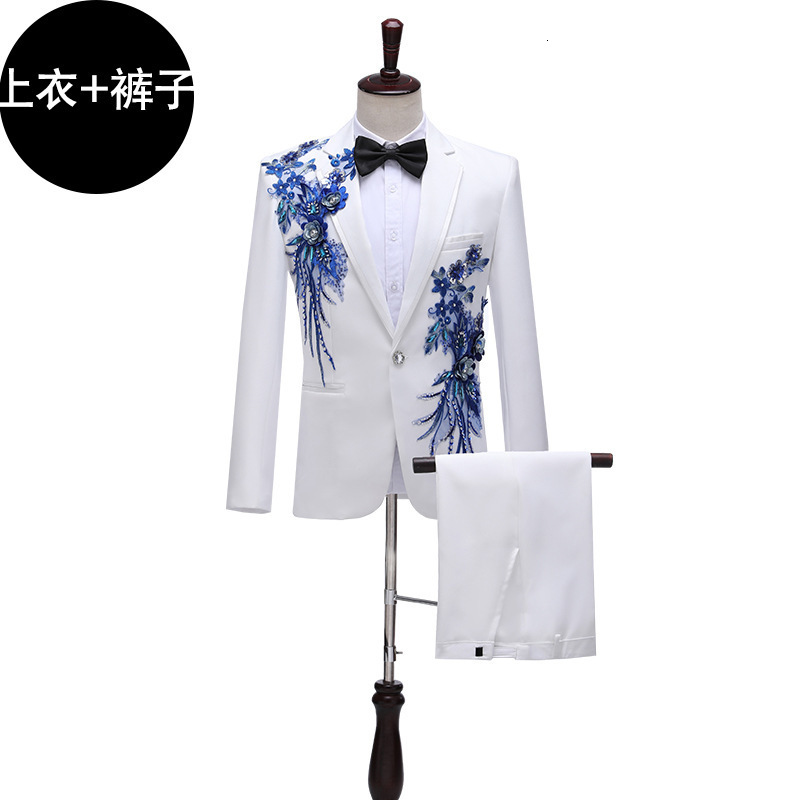 Men s Suits Blazers G N Series Men Blazer Beautiful Lilac Purple Floral Pattern Tuxedos 3 Pieces Formal Party Costume Homme Slim Fit 231114