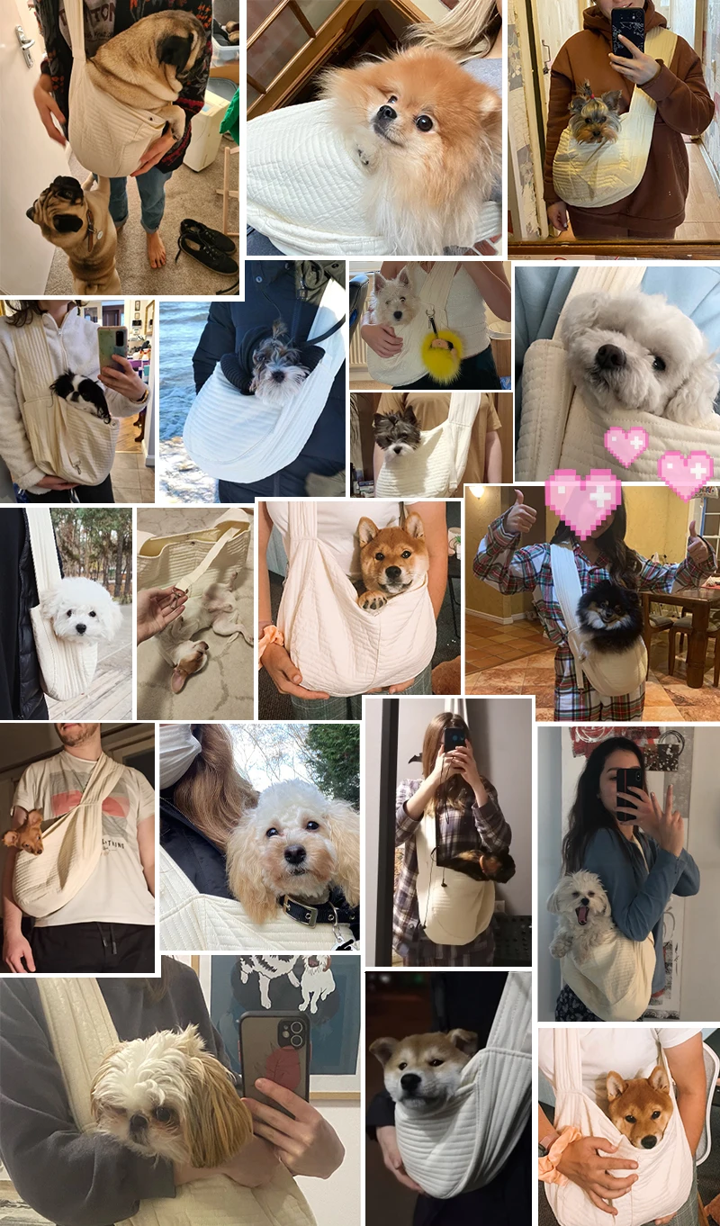 Update Dog Carrier Handmade Bag Pet Kitten Outdoor Travel Handbag Canvas Single Shoulder Cat Sling Comfort Tote Breathable