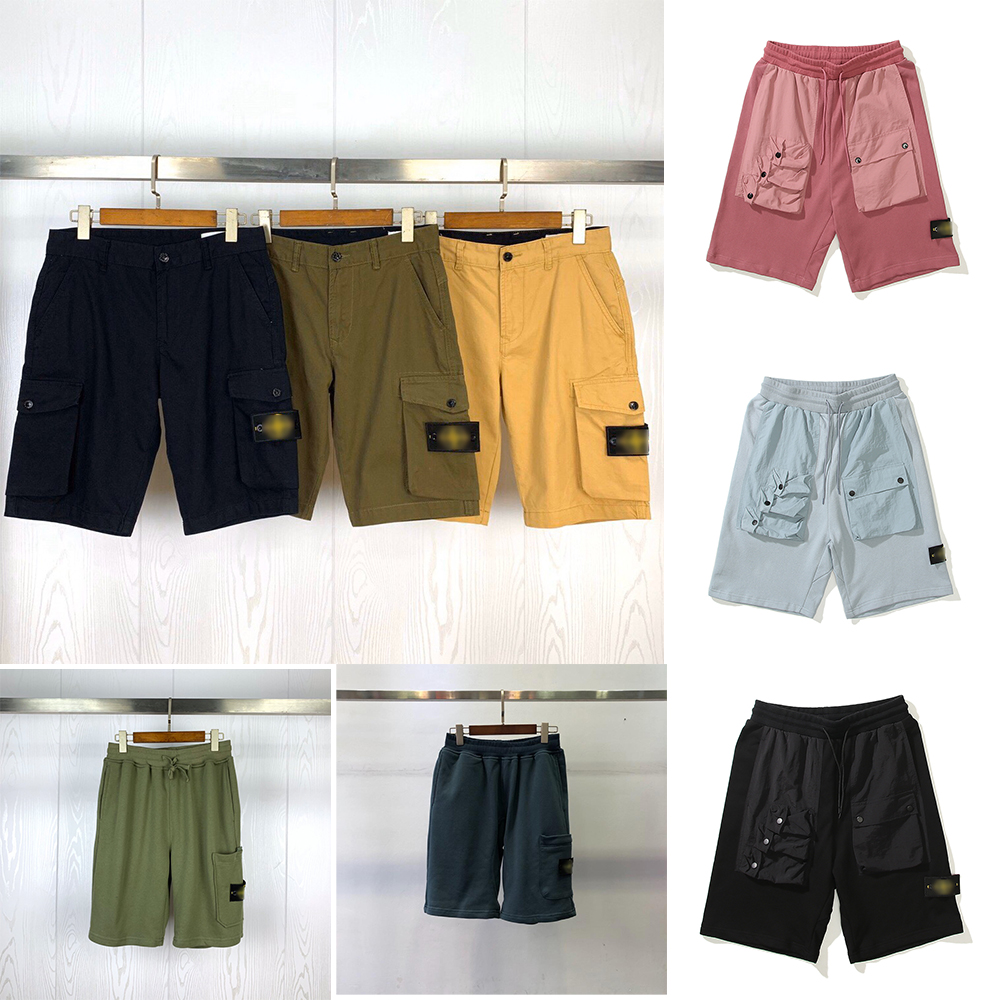 Designer Shorts Luxury Embroidery Mens Metal Nylon stone Shorts Fashion Hight Street Shorts Quick Drying SwimWear Man Beach Pants size M-2XL