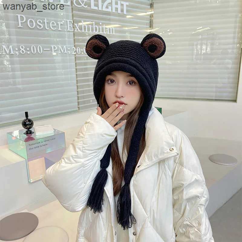 Wide Brim Hats Bucket Hats New Frog Hat Beanies Knitted Winter Hat Solid Hip-hop Skullies Knitted Hat Cap Costume Accessory Gifts Warm Winter Bonnet G