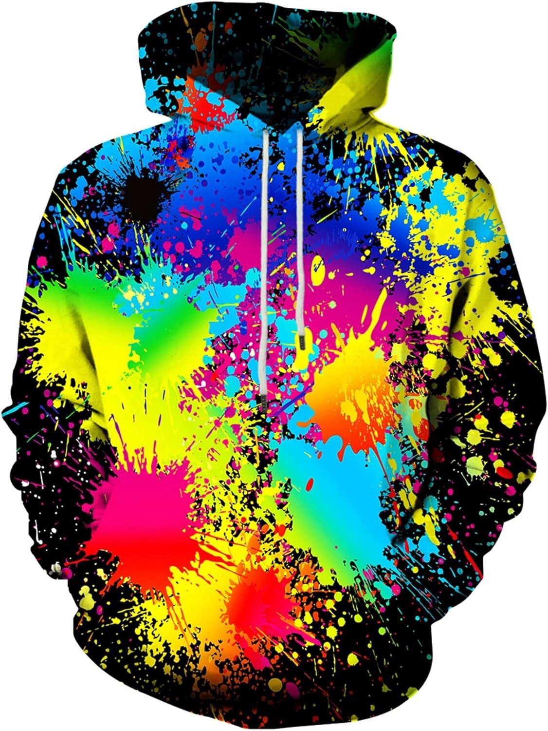 Hoodie for Mens Womens Unisex Realistic 3D Print Galaxy Pullover Hooded Sweatshirt Hoodies with Big Pockets Graphic Hoodies sweatshirt Trendy Warmth c