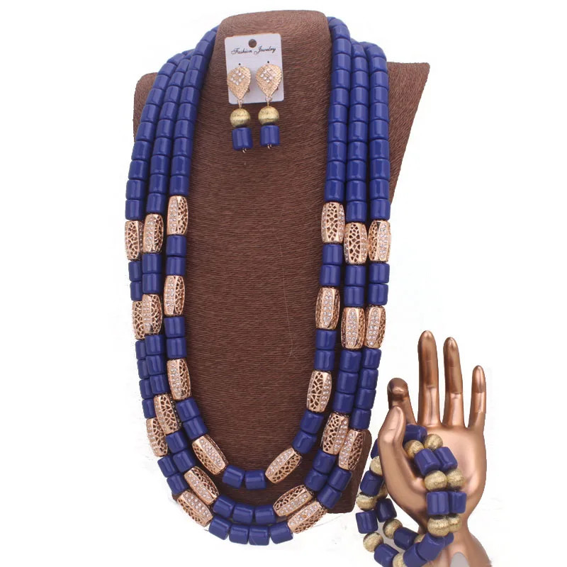 Dudo Artificial Coral Bead Jewelry Set Africa Nigeria Wedding Jewelry Bracelet Earring Set Long n 241031