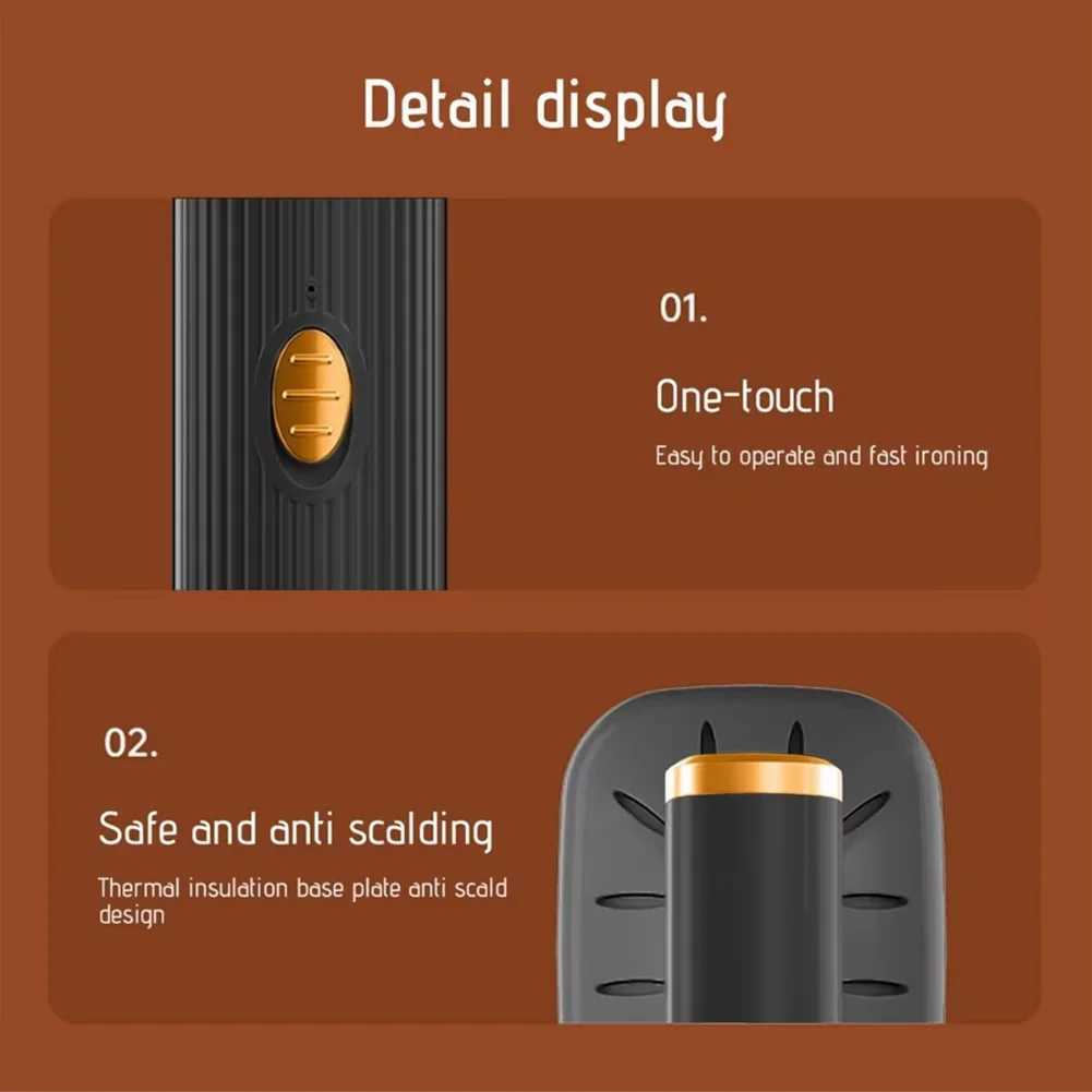 Portable Ironing hine 360 Ironing Handheld Ironing Steam Engine USB Power Supply Ironing hine for Fabric Ironing Clothing Y241101