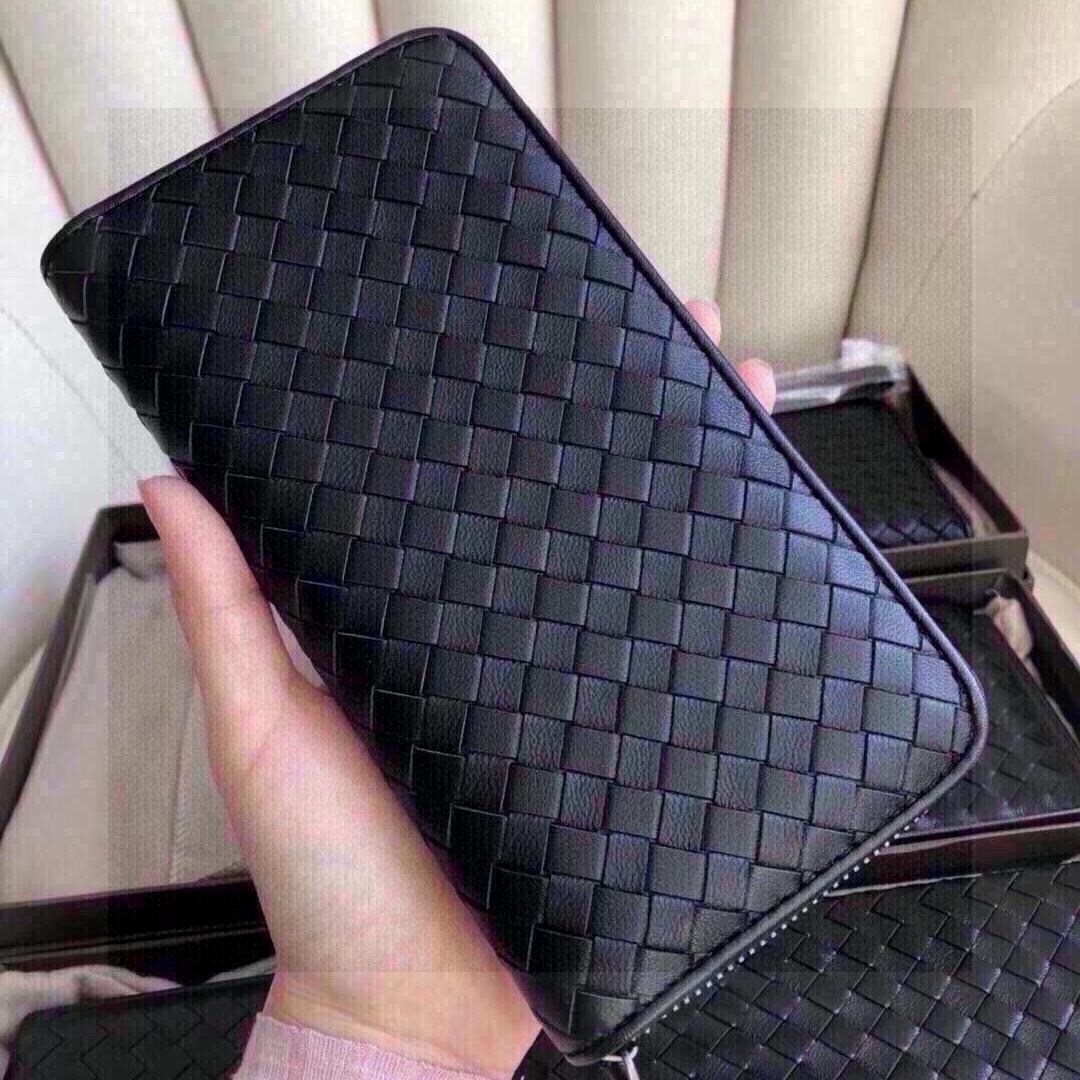 Designer Wallet Mens Mini Zippy Bag Credit Card Holder Knit Coin Purse Simple Key Pouch Wear-resistant Purses Wearproof Keychain Bags free shipping