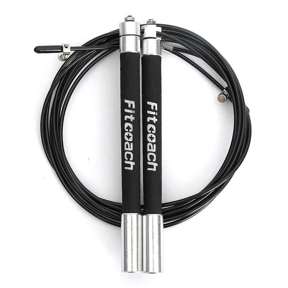 Speed Jump rope ball bearing metal hand sports slide stainless steel cab Crossfit accessory equipmentW241101