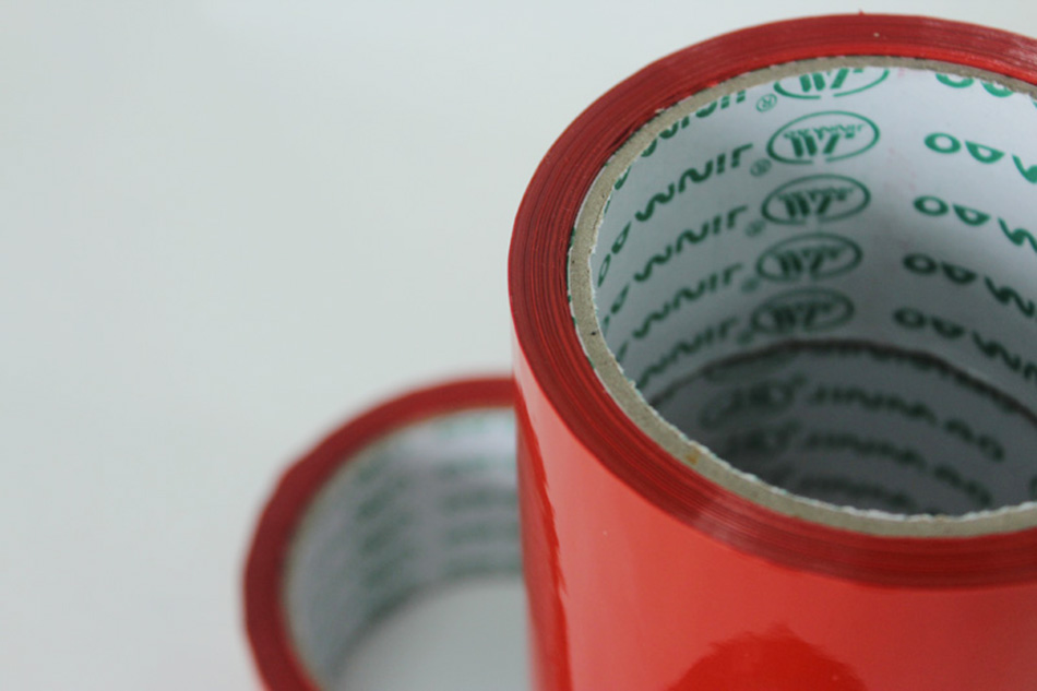 Factory direct red sealing tape large roll goods marking express sealing packing wholesale