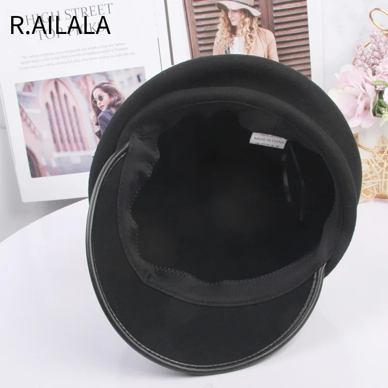 High Quality Fedoras Casual sboy Retro Beret Hat Wild Octagonal Cap Vintage Ivy Hats Gorras Gatsby Flat Women Visors 241031