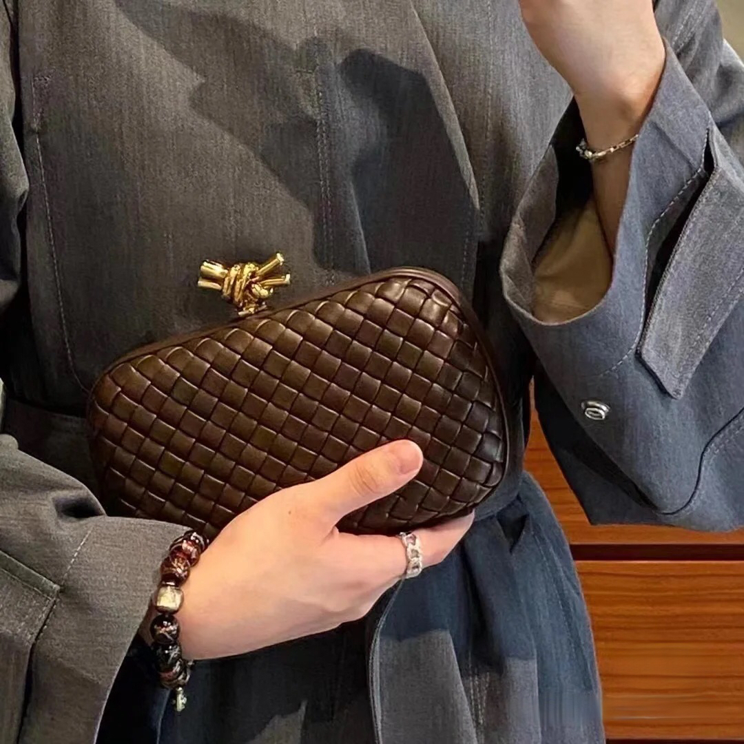 Designer Bags Evening Knot intrecciato Clutch Bag Genuine Leather Women Party Fashion Mini Handbags Multi Mirror Top Quality
