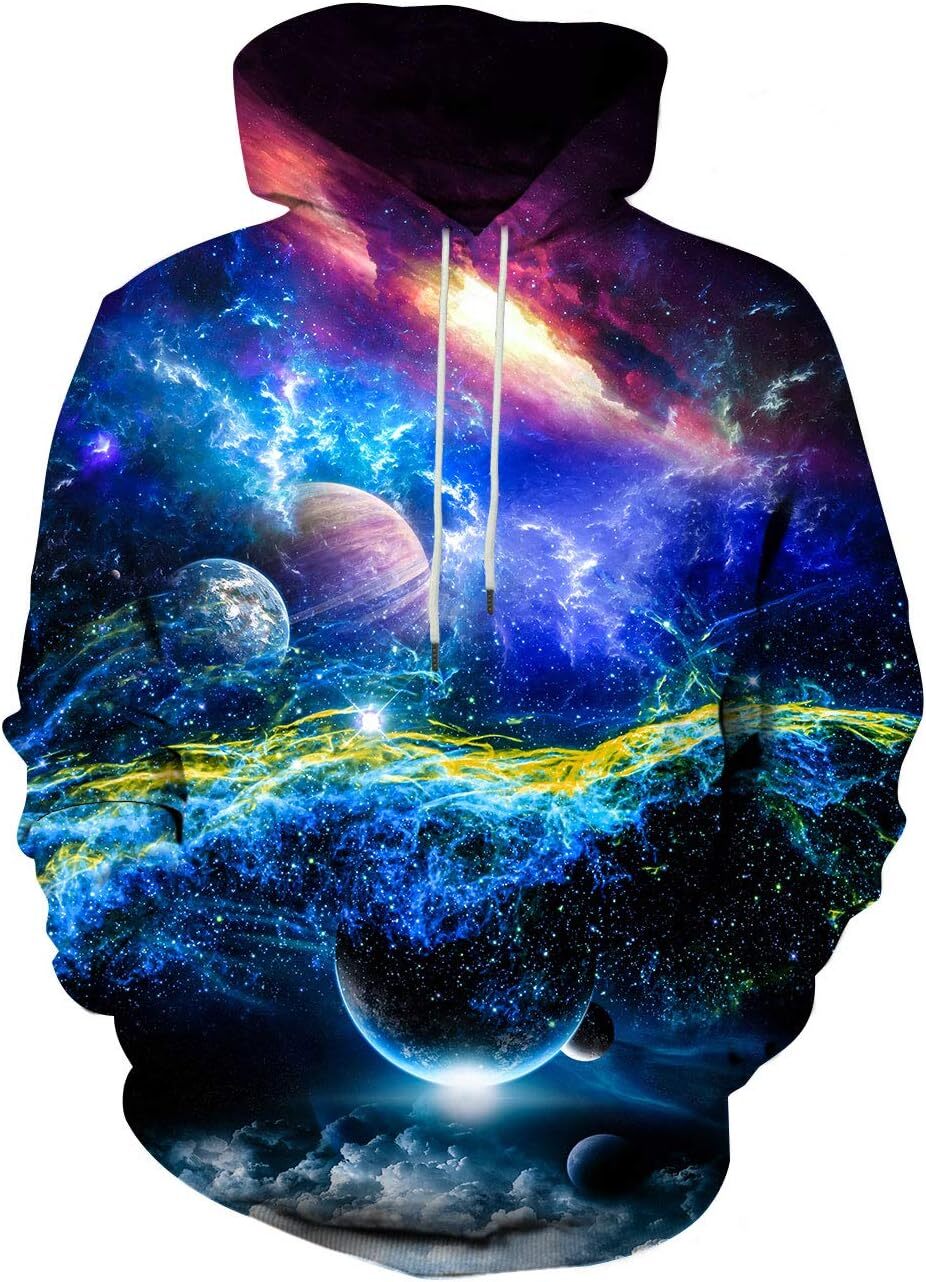 Hoodie for Mens Womens Unisex Graphic Hoodies 3D Cool Design Print Colorful for Men and Women Graphic Trendy Warmth cool