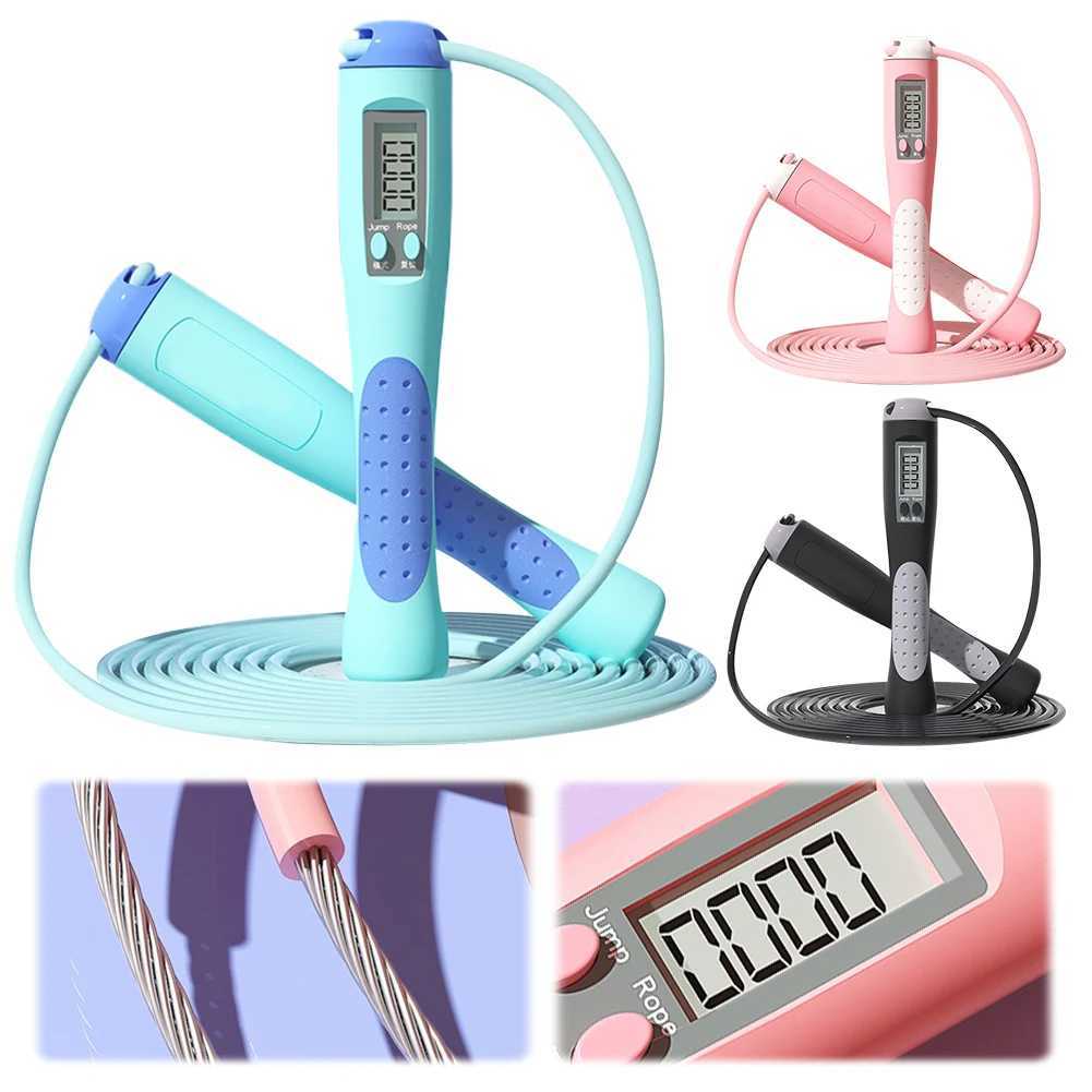 Counting Jump Rope Slide Adjustable Training Jump Rope with Counting Number Jump Rope Suitable for Student and Adult Fitness ExerciseW241101