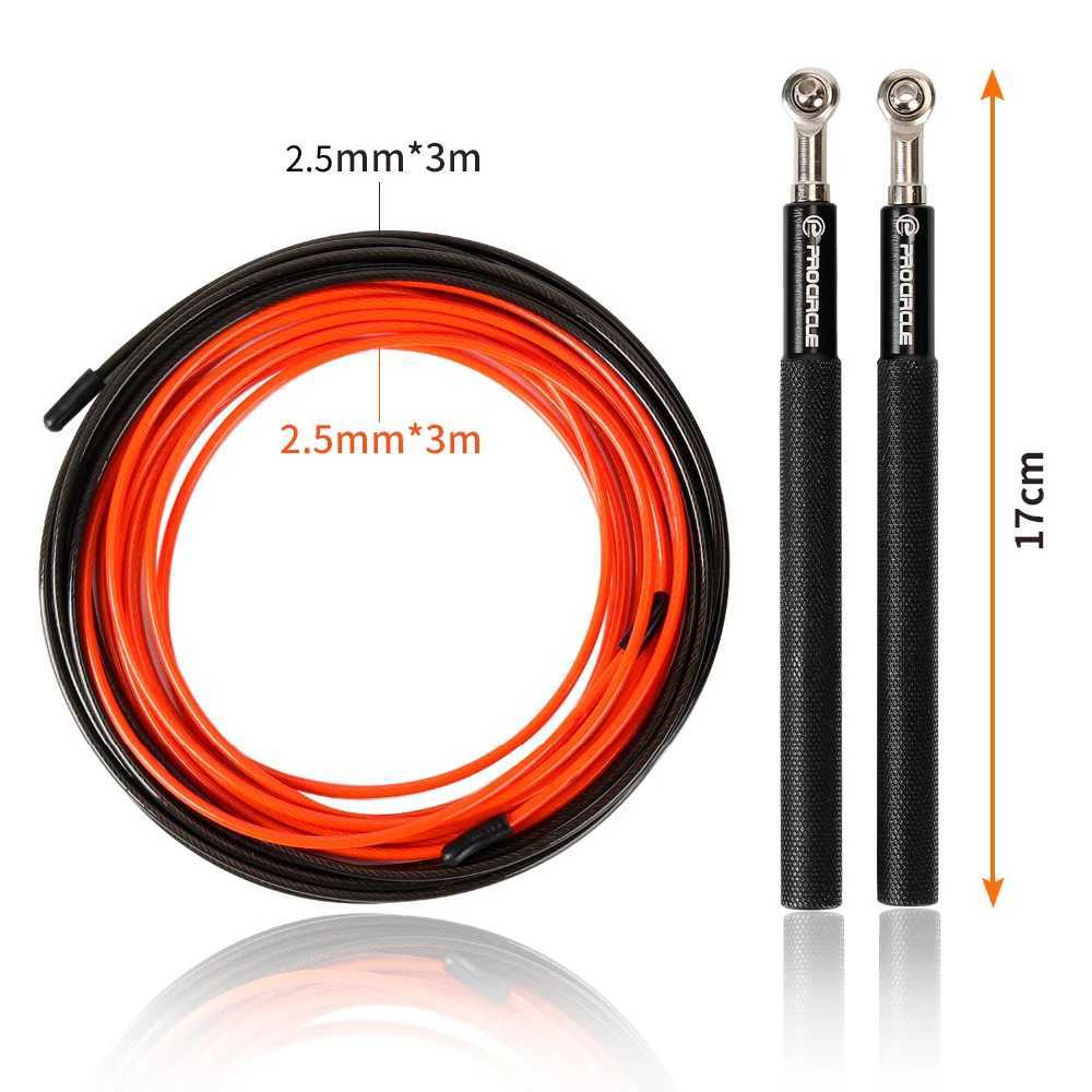 Procirc Speed skipping rope ultra high speed ball bearing skipping rope steel wire skipping rope used for boxing MMA gym fitness trainingW241101