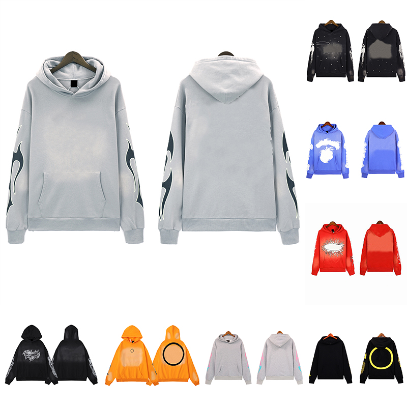 Hoodie Mens Designer Hoodies Womens Fashion Pullover Hooded Sweatshirt American Street Trend Signs Print Pattern Sweatshirts