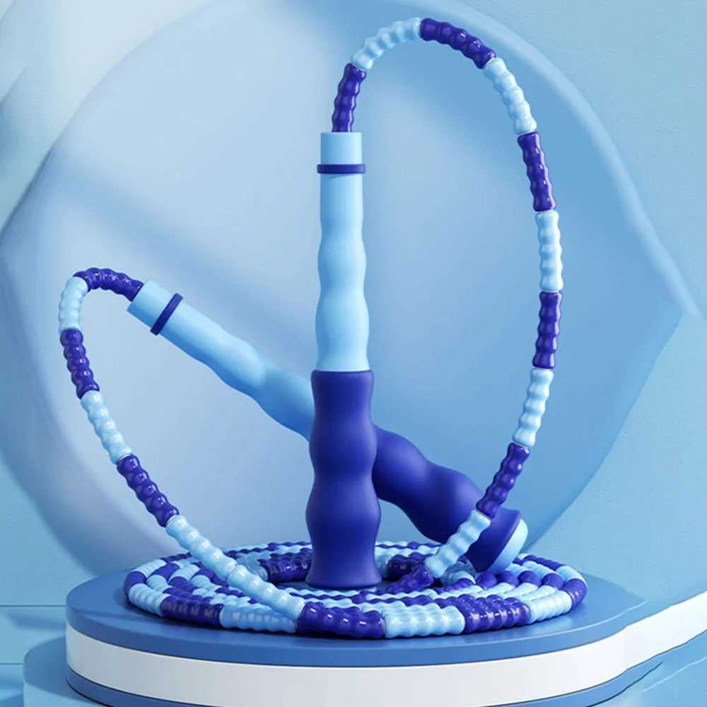 Adjust the flexible PVC bamboo joint sports equipment to reduce the weight of childrens skipping rope making it less likely to knot skipping ropeW2411