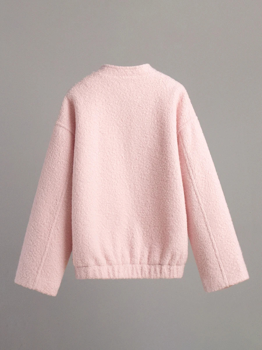 Ladies Plush Faux Fur Parka with Hood Winter Thick Warm Long Sleeve Button Up Fleece Coat Soft Fuzzy Outerwear 241031