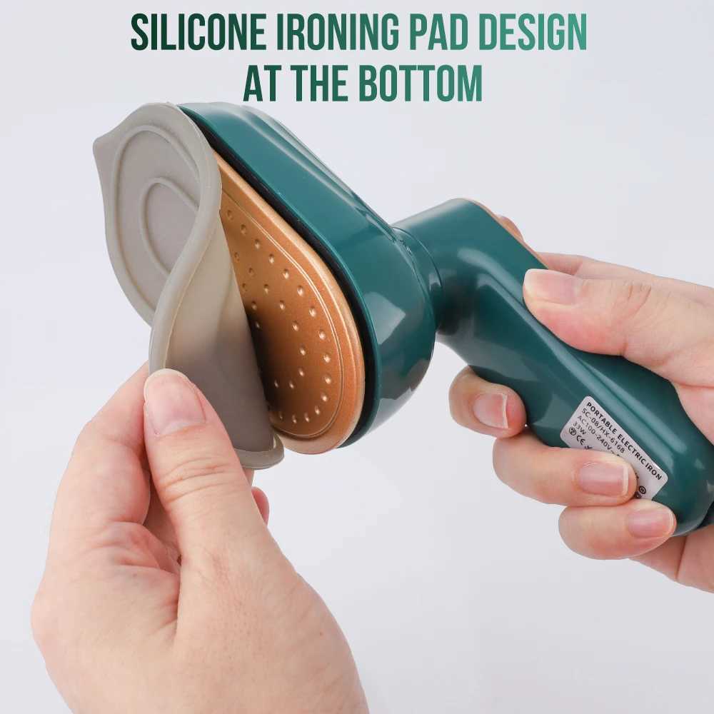 Upgrade portable mini ironing machine with a 180 rotating handheld steam ironing machine for folding travel clothes and professional steam ironing Y24