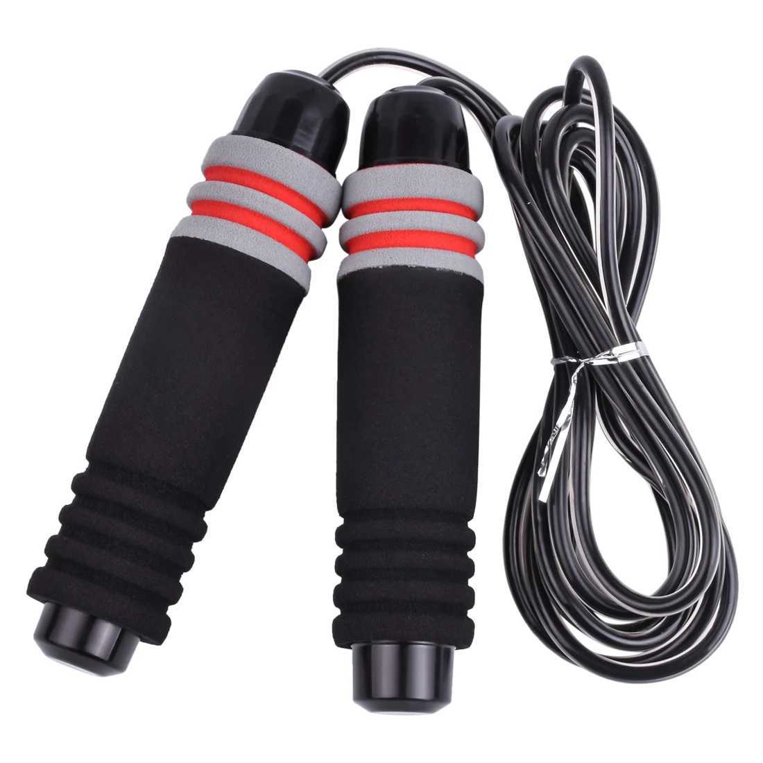 Speed Jump Rope Crossfit Profinal Heavy Fitness Gym PVC Ski Rope Adjustable Fitness Equipment Music Boxing MMA TrainingW241101