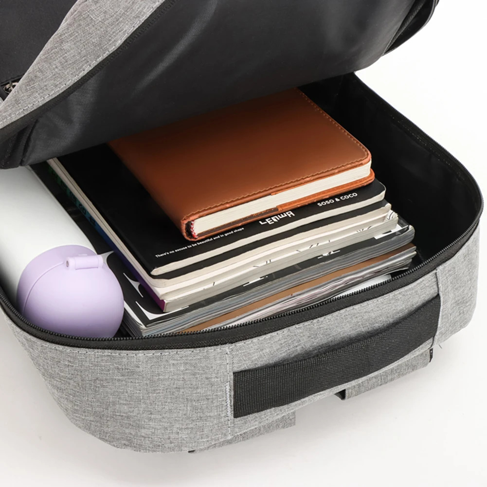 3pcs Casual Bags Sets Laptop Backpack Travel Book Multifunction Versatile School With USB Interface for Outdoor 241029