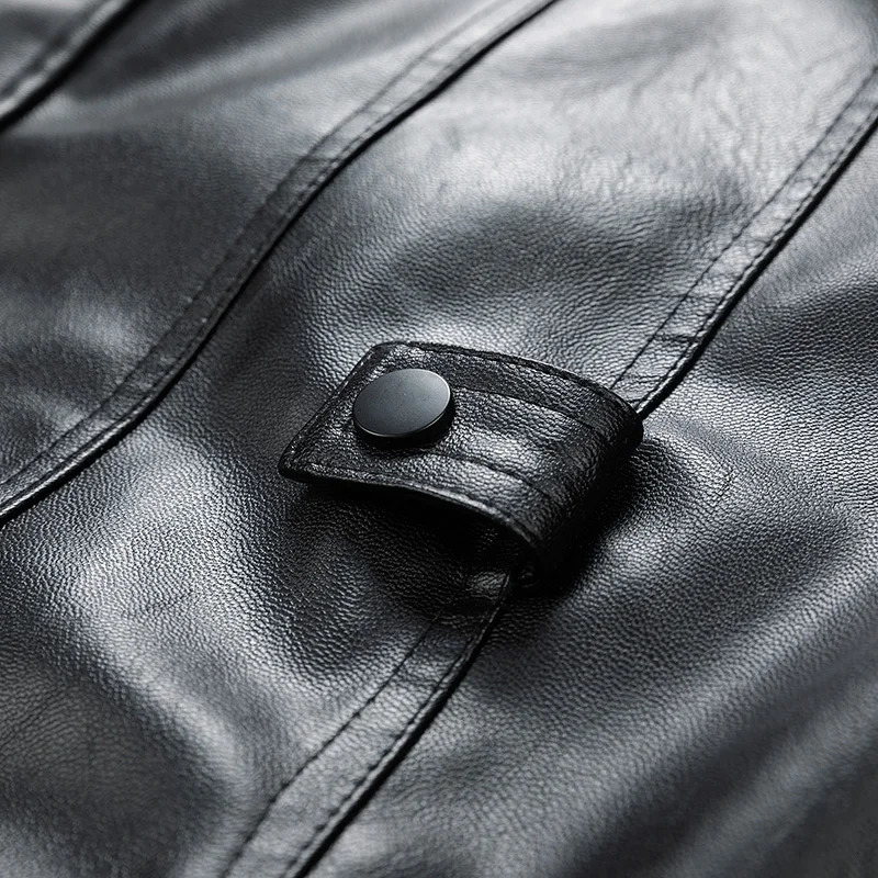 motorcycle leather jacket mens bomber pilot retro loose Pu short jacket fashionable casual streetwear multi pocket trend jacket 241031