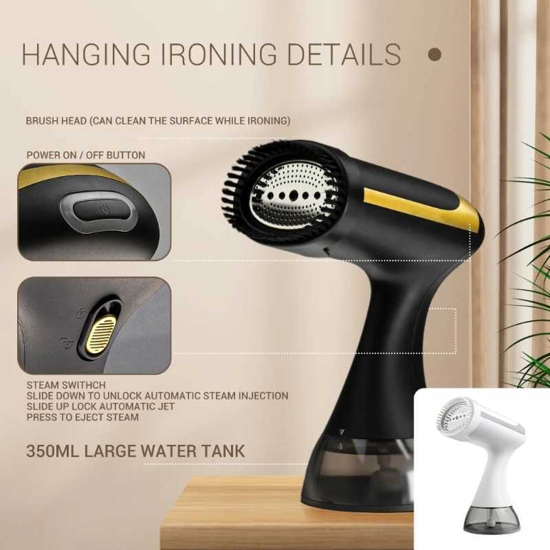Garment Steamer Handheld Hanging Steam Cleaner 1500W Portable Fabric Wrinkle Removal Iron Y241101
