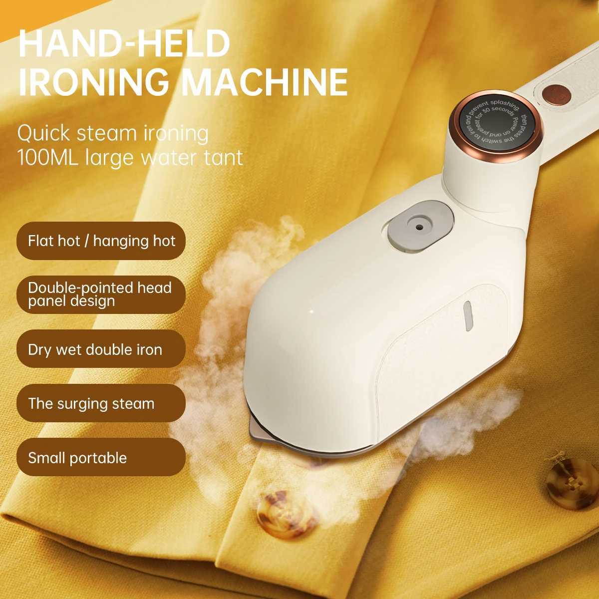 Portable rotary steam iron handheld mini hanging iron household clothing ironing travel wet dry ironing Y241101